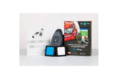 NexDiag Färgtjockleksmätare Standard Plus med kulformad probe och Bluetooth 4.0-display