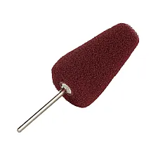 Poleringskon Mini Hård Skum 25mm Skärande Burgundy Skaftmonterad, Royal Pads