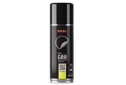 ADBL GRR Adhesive & Chewing Gum Remover 200ml bottle with precision spray nozzle