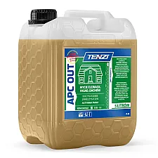 Alkalisk kraftfull utomhusrengöring 5L, tar bort sot, organiskt smuts, enkel användning, Tenzi APC Out