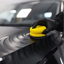 Foam Wax Applicator Dual-Layer Soft and Firm Foam Ergonomic Grip 90x55mm, K2