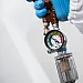 Tryckregulator 0-7 bar med avfuktare och vatten-/oljefilter i aluminium från BenBow för tryckluftsverktyg