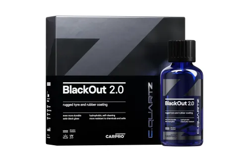 Tyre and rubber protectant 100ml, CarPro CQuartz SiO₂ ceramic coating with UV protection