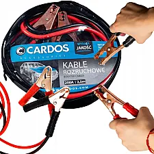 Jump Start Cables 3m 400A Copper-Plated Crocodile Clamps Frost-Resistant, K2