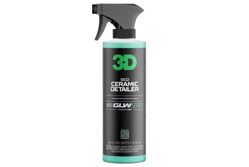 Ceramic Coating Booster Detailer 473ml spray bottle with hydrophobic SiO2 protection, 3D Car Care