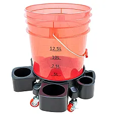 Hinkvagn Ø45 cm Kemikaliebeständig med Låsskruvar och Förvaringsfack, ChemicalWorkz New