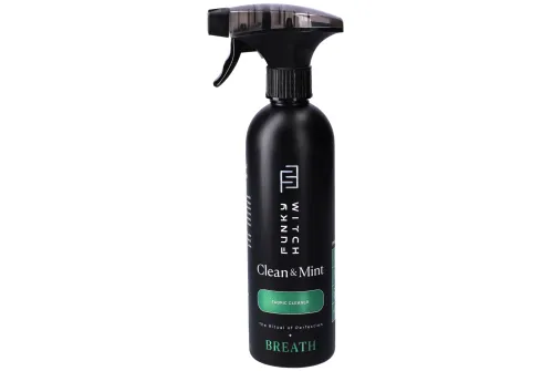 Funky Witch Textilrengöring 500ml flaska med mintdoft för tygklädsel, innertak och mattor