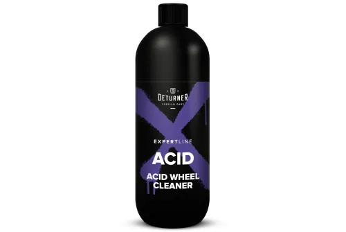 Bottle of Deturner Acid-Based Wheel Cleaner 1L concentrate for aluminium and steel wheels