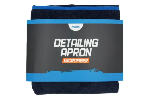 Kovax microfibre polishing apron with five pockets and waterproof back for detailing
