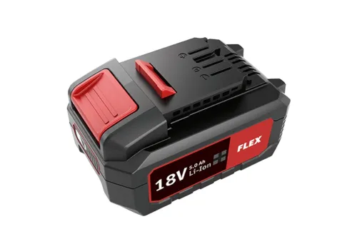 FLEX Li-Ion batteri 18V 5,0Ah med IPX6 skydd och KEEP COOL-teknik för proffsverktyg