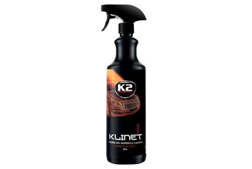 K2 Lackrengöring 1L sprayflaska för lackinspektion, tar bort polerrester och vax med isopropylalkohol