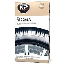 Däckglans Sigma 500ml Högblank Svart Effekt Sprickskydd Vattentät, K2