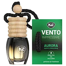 Car Air Freshener Vento Impressive Aurora 8ml Perfume-Inspired Scent Wooden Cap 6 Weeks, K2