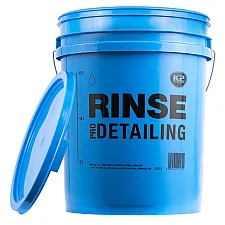 Rinse Bucket 20L HDPE Blue with RINSE Marking for Two-Bucket Wash Method, K2
