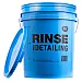 Blue K2 Rinse Bucket 20 litres HDPE with RINSE marking and graduated scale for two-bucket wash method