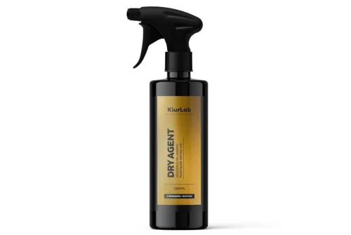 KiurLab Drying Agent 1L bottle with hydrophobic water-repellent formula for faster drying and enhanced paintwork gloss