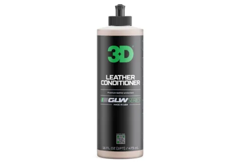Leather Conditioner GLW Series 473ml from 3D Car Care for deep nourishment and leather protection in car interiors