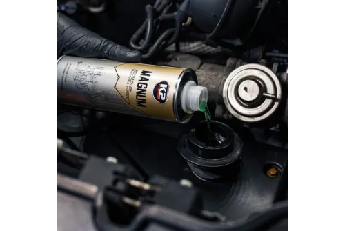 Motorrensare K2 Magnum Motor Flush 500ml flaska för bensin- diesel- och LPG-motorer