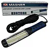 Verkstadslampa LED 100 SMD 6000K Magnetfäste 10m Kabel, Masner