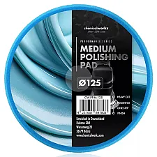 Polishing Pad Medium Hardness 125mm Blue 20mm Height 145mm Diameter, ChemicalWorkz New