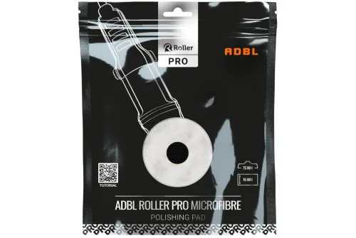Microfibre polishing pad DA75 with flexible backing plate, 75mm, for DA and rotary polishers, ADBL