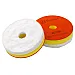 Microfibre polishing pad DA75 with flexible backing plate, 75mm, for DA and rotary polishers, ADBL