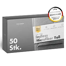 Microfibre Roll 250GSM 30x30cm 50-Pack Grey Reusable Tear-Off, ChemicalWorkz New