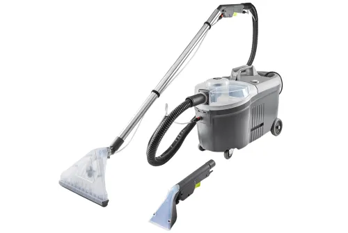 MASTER PROFI matt- och hårdgolvsdammsugare med 9L/7L tankar och 1410W Bypass-motor för rekondverkstäder