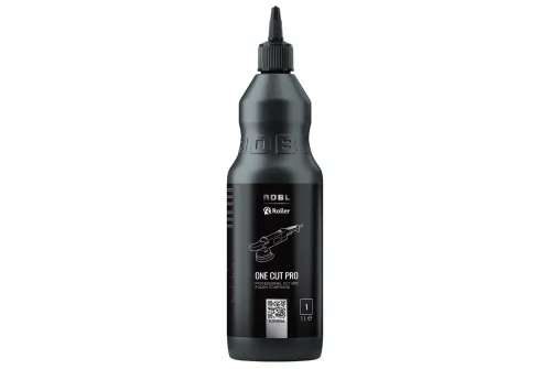 Vit flaska ADBL One Cut Pro Cut & Polish polerpasta 1 liter för lackrenovering och hologramborttagning