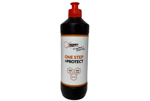 Poleringspasta One Step 500ml från Honey Combination med reporborttagning och hydrofobt skydd