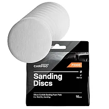 Sanding Discs SIC 76mm 2000 Grit Anti-Clog Wet/Dry 10-Pack, CarPro CQuartz