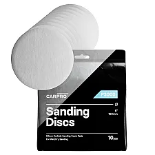 Sanding Discs SIC 152mm 3000 Grit Anti-Clog Wet/Dry 10-Pack, CarPro CQuartz
