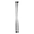 Aluminiumhängstång 68 cm 2 cm Diameter 1 mm Tjocklek Plaständar, Poka Premium 2