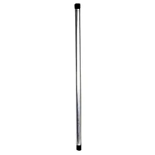 Aluminium Hanging Rail 40cm 2cm Diameter 1mm Thickness with Plastic End Caps, Poka Premium 2