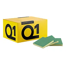 Dubbelsidig superfint slipningssvamp 600/800/1000 korn, våt/torr, 13mm tjock, Q1