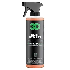 Quick Detailer GLW Series 473ml for Paintwork, Glass, Chrome and Plastic, 3D Car Care