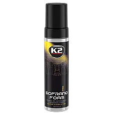 Leather Cleaning Foam 200ml Neutral pH Streak-Free Foam Applicator Durable Bottle, K2
