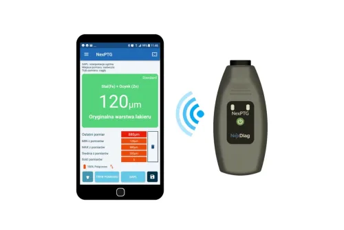 Färgdjupsmätare NexPTG Standard med flat sond och Bluetooth 4.0 från NexDiag