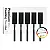 Applicatorset för Coating 5-Pack, Skumhuvud och Handtag 9,5cm, ChemicalWorkz New