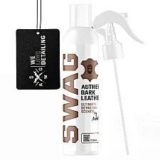 Car Air Freshener Dark Leather 150ml Intense Long-Lasting Leather Scent, SWAG Detailing Cosmetics