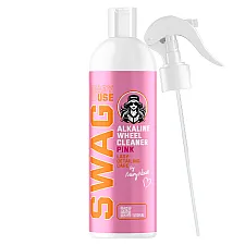 Alkaline Gel Wheel Cleaner 500ml Neon Pink High Cleaning Power, SWAG Detailing Cosmetics