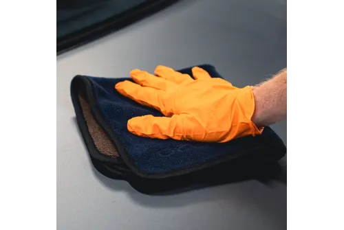 Microfibre towel Toby Perfect Finish 40x40cm 600 g/m² by Fresso for polishing and wax application