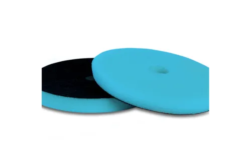 Blå poleringspad 80/90mm med öppen cellstruktur och låg profil från Royal Pads