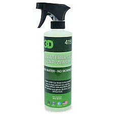 Waterless Car Wash 3D Green Waterless 473ml Cleans, Protects & Shines, 3D Car Care