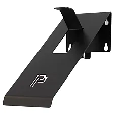 Wall Mount for Motorcycle Helmet and Jacket 3mm Galvanised Steel Black, Poka Premium 2