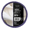 Wool Polishing Pad 130mm High-Cut Performance Natural Lambswool & Polyester, ChemicalWorkz New