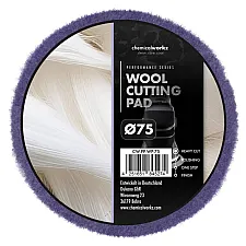 Poleringsrondell Ull Skärprestanda 80mm Naturlig Ull Polyester, ChemicalWorkz New