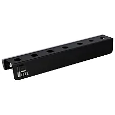 Brush Holder 7-Slot 40cm Powder-Coated Scratch-Resistant Black Steel, Poka Premium 2