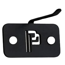 Metal Holder for Roller Pads and Accessories 6cm Black Zinc-Coated Steel, Poka Premium 2
