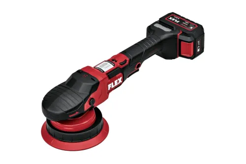 Dual Action Car Polisher 150mm 18V with brushless motor and fast charger, FLEX